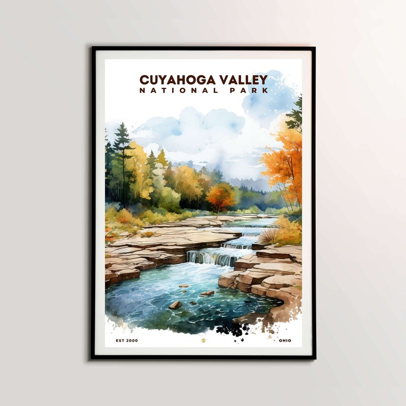 Cuyahoga Valley National Park Poster, Travel Art, Office Poster, Home Decor | S8